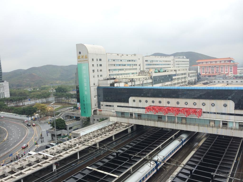 Guangsheng International Hotel Luohu Railway Station เซินเจิ้น ภายนอก รูปภาพ